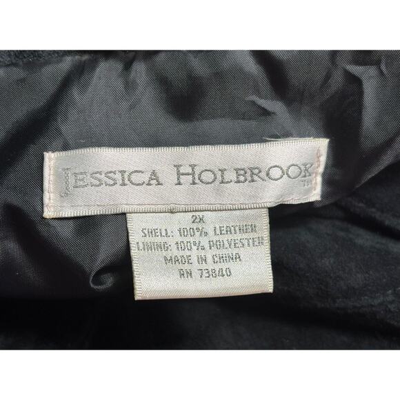 Jessica Holbrook Coat Womens 2XL Gray Faux Suede Button Front Car Coat Pockets - Picture 3 of 6